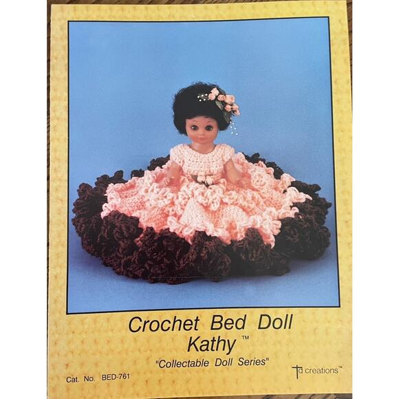 Annie’s Attic Crochet Doll Patterns Lot of 6 Instruction Books Leaflets Vintage - Picture 8 of 8